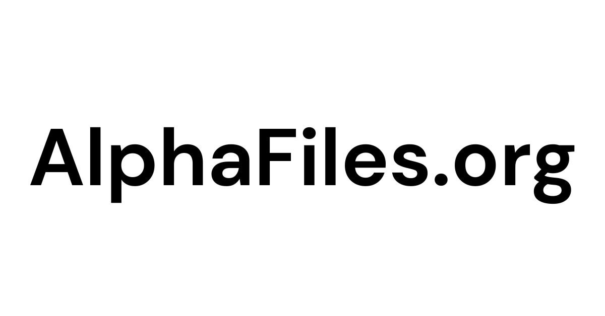 ALPHA FILES